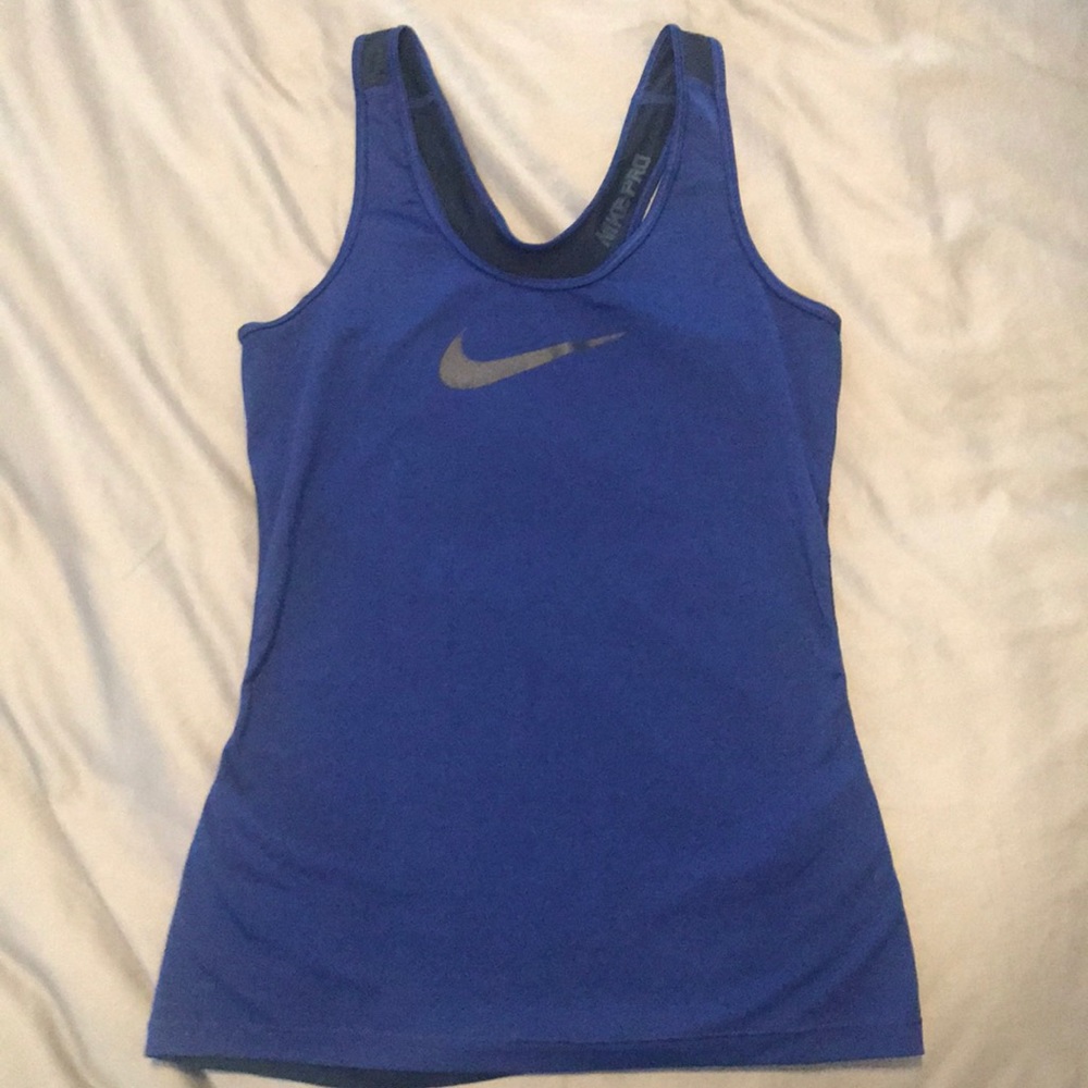 Nike blue tank top